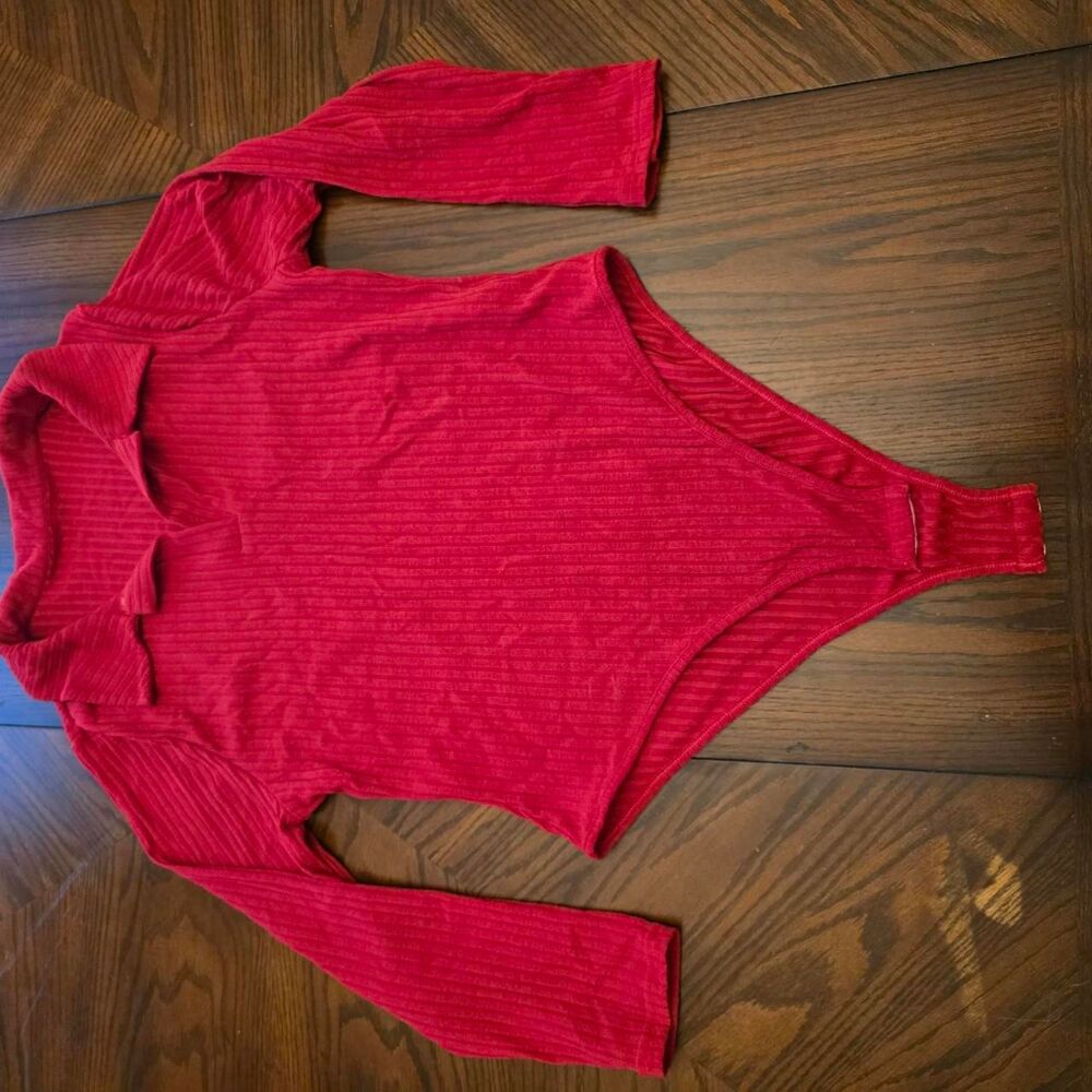 Shein Women's Red Bodysuit